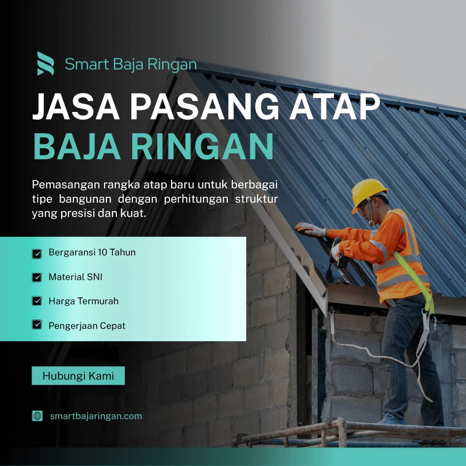 Jasa Pasang Atap Baja Ringan