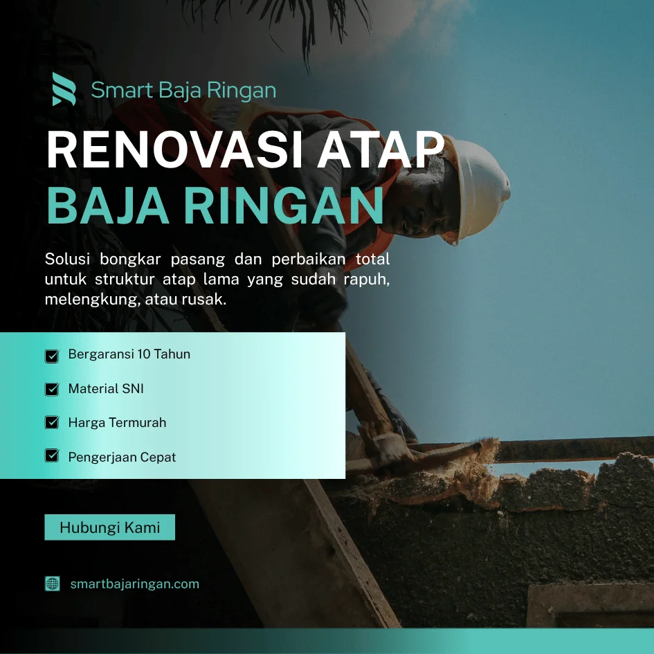 Renovasi Atap Baja Ringan
