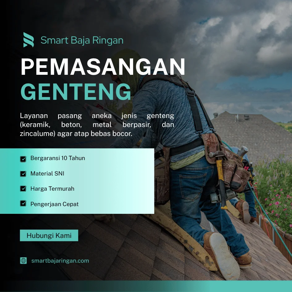 Pemasangan Genteng